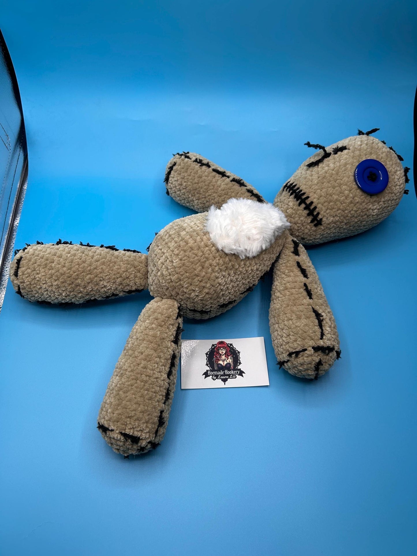 Large Crocheted Plushie Korn Issues Ragdoll