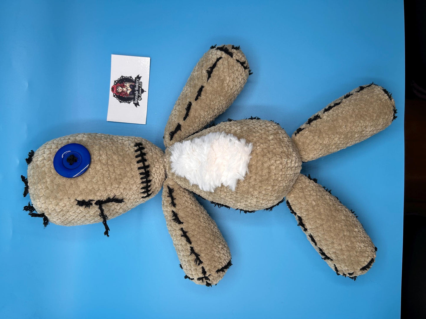 Large Crocheted Plushie Korn Issues Ragdoll