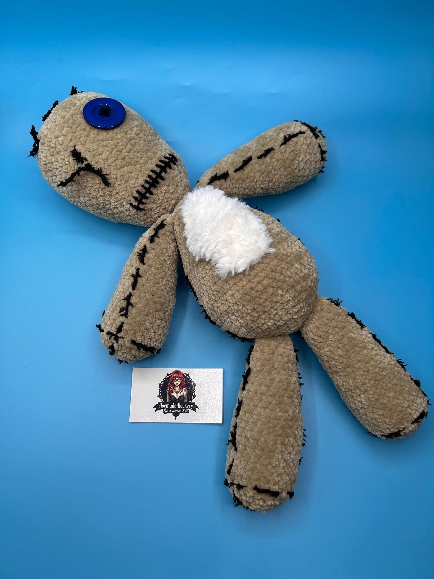 Large Crocheted Plushie Korn Issues Ragdoll