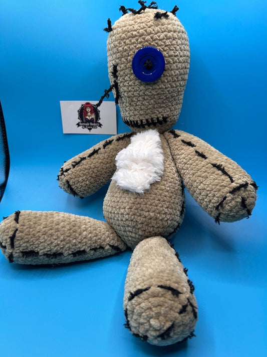 Large Crocheted Plushie Korn Issues Ragdoll